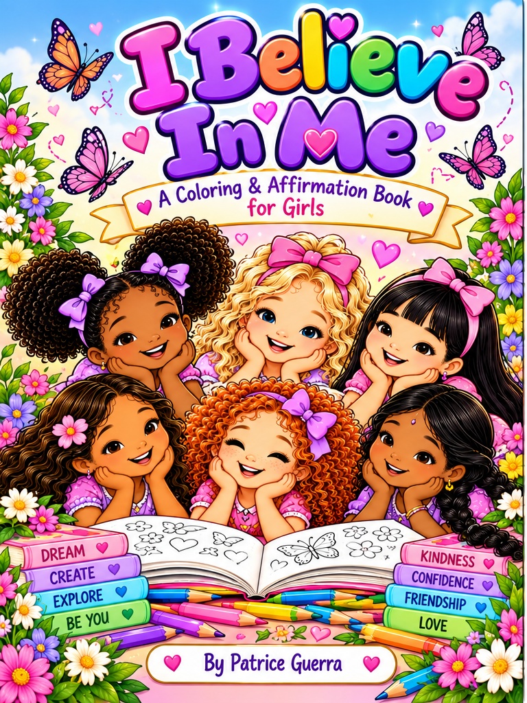 I Believe In Me coloring book cover